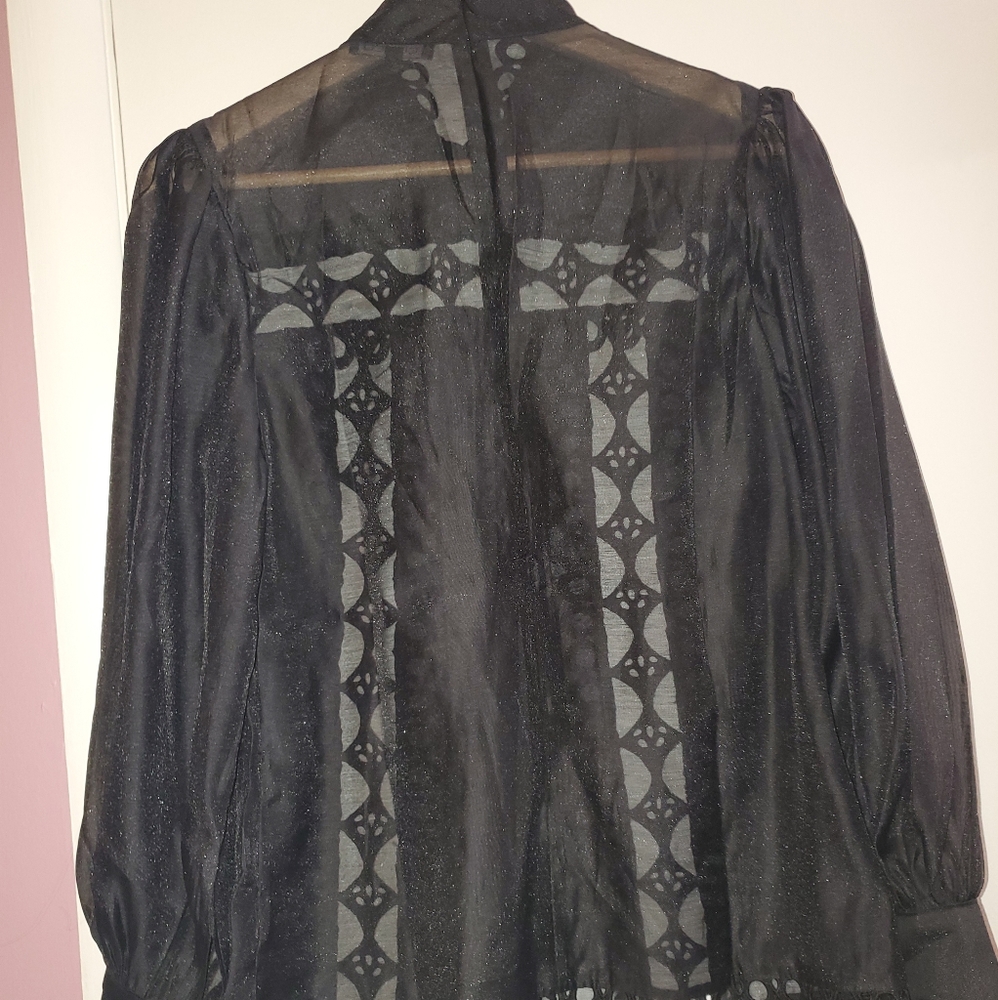 Shear blouse size Med Large